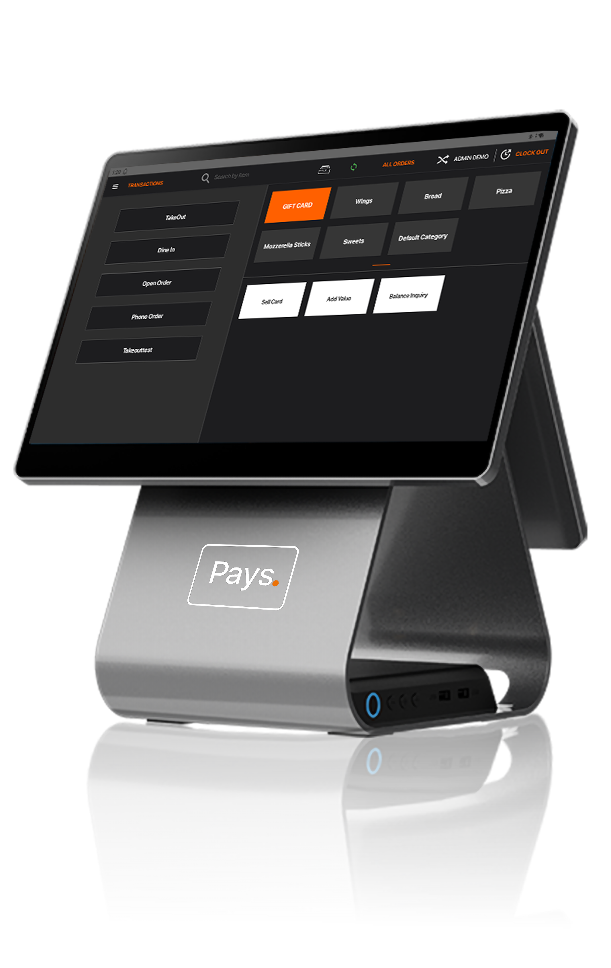 Modern restaurant POS system featuring a tablet interface for efficient order management
