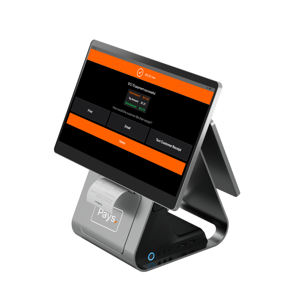 User-friendly POS software interface for small businesses, highlighting sales tracking features.